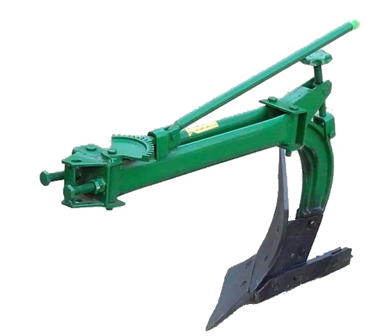 M80 single-furrow plough isolated on a clean white background